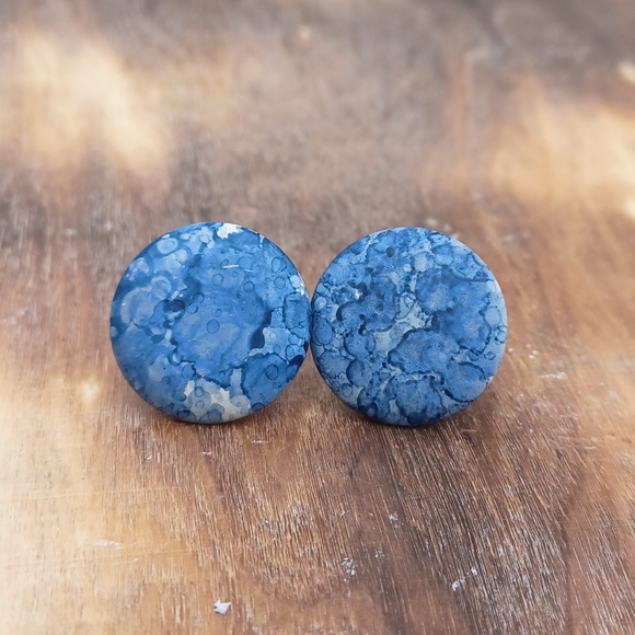 Vintage 80's Post Earring Set - Picture 3 of 9